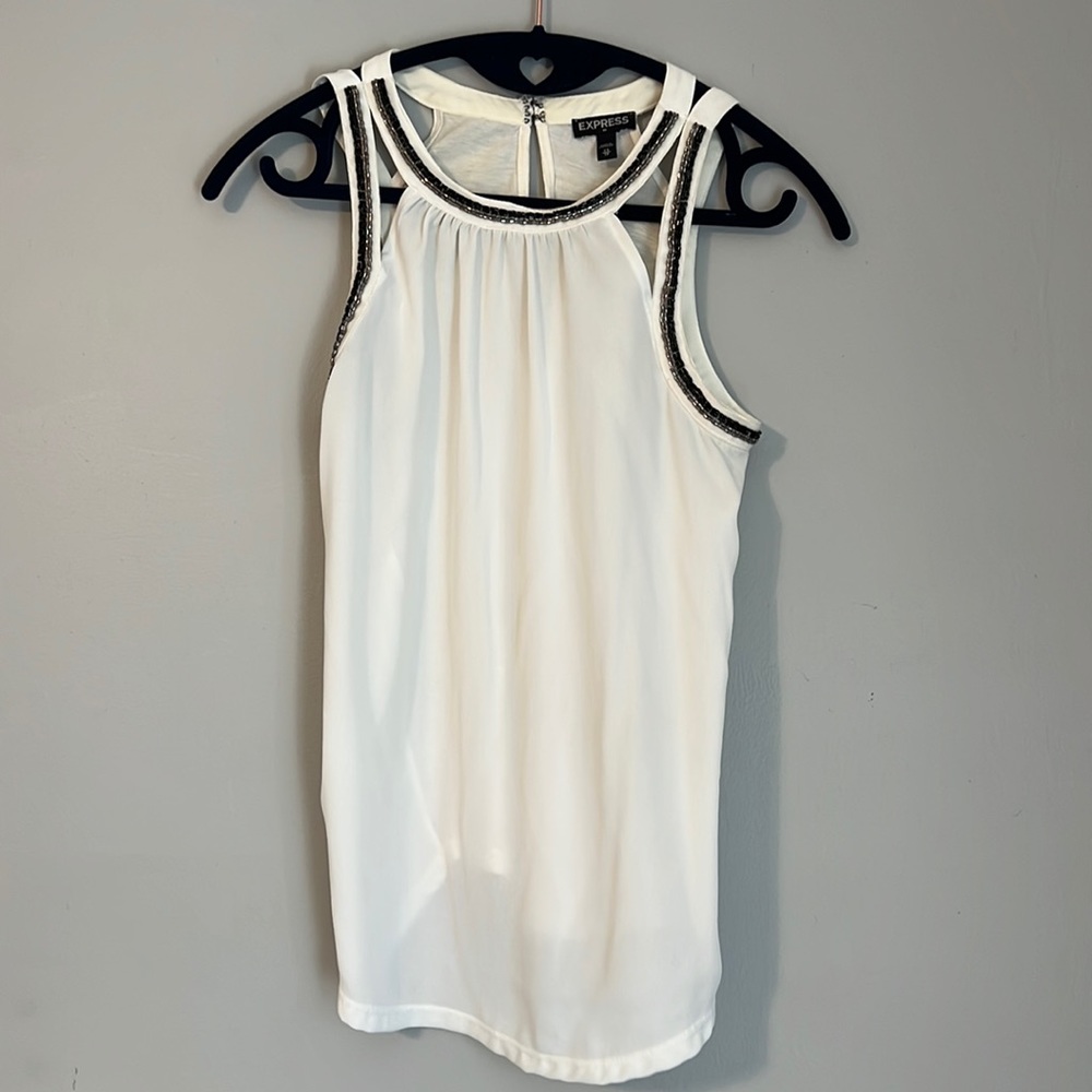Express white top.